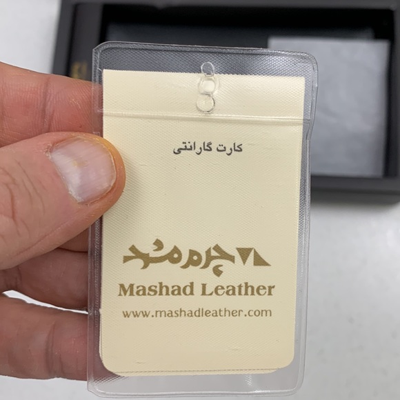 Mashhad Leather Mens or Ladies wallet with lots of slots. NWT - Picture 12 of 17